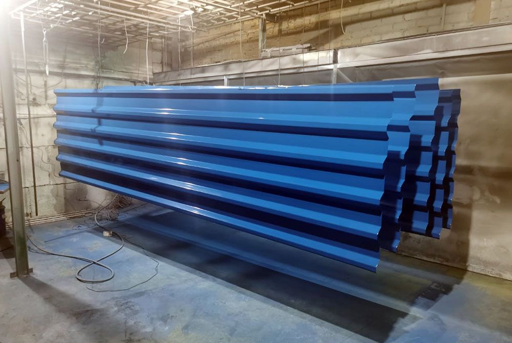 Порошковая окраска профлиста