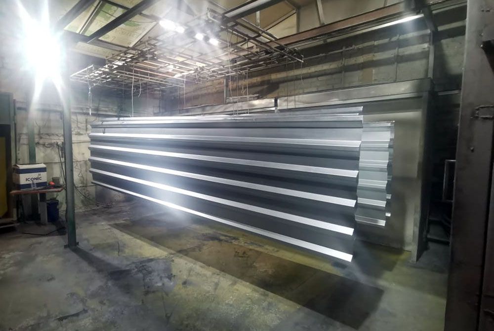 Порошковая окраска профлиста